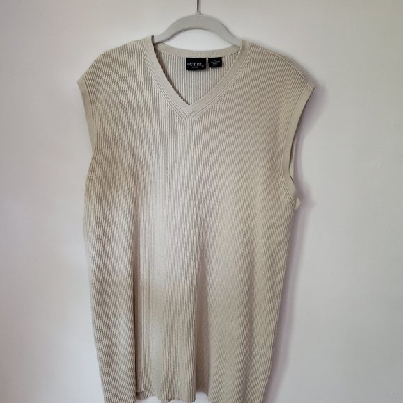 Oversized Guess Sweater Vest - Picture 2 of 4